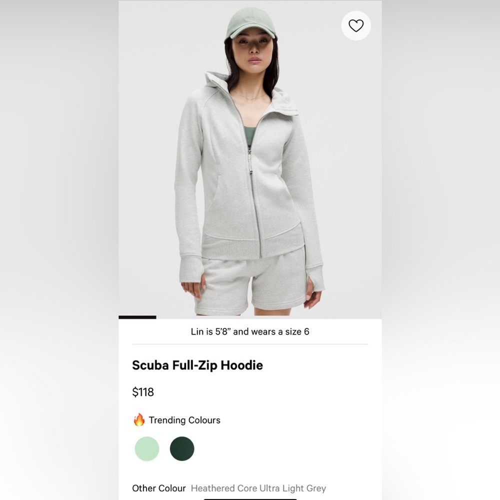 Gray Full-Zip Hoodie